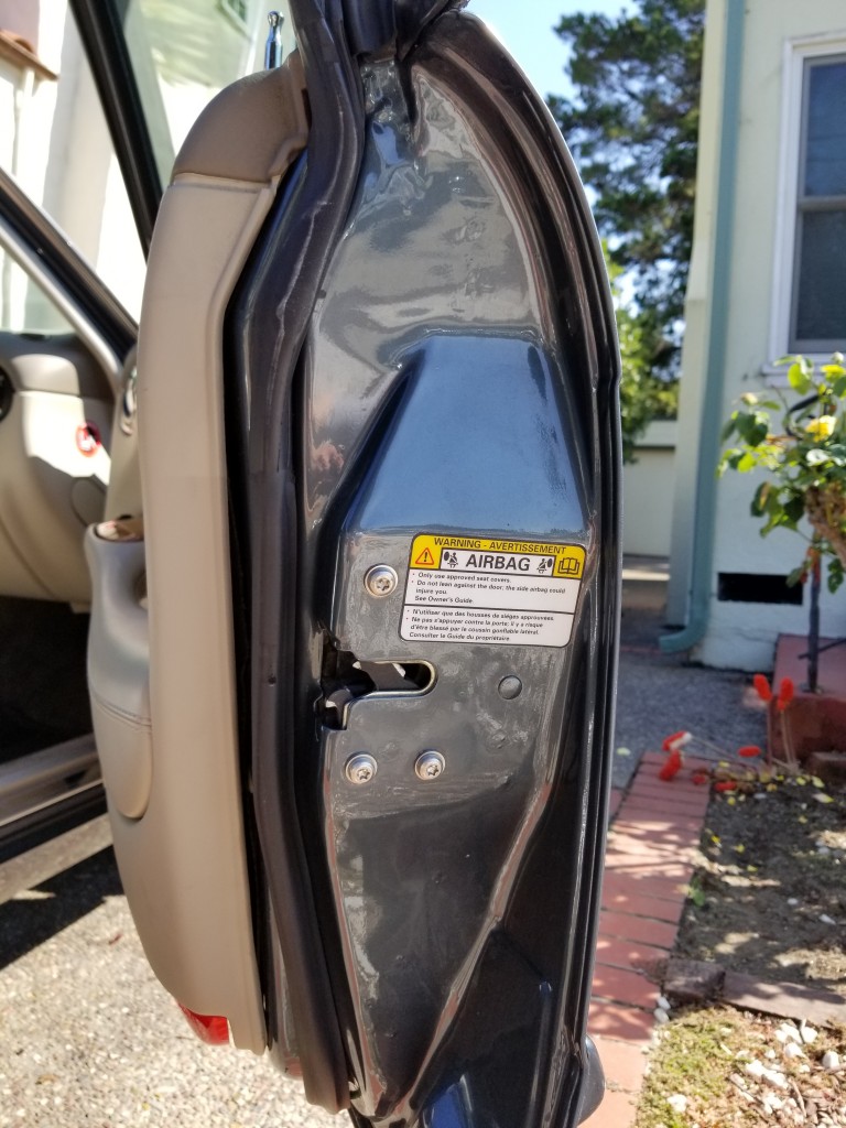 vin stickers removed repainted car