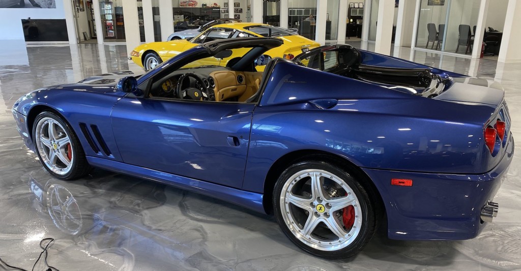 2005 Ferrari 575 Superamerica Blue Mirabeau for sale 5