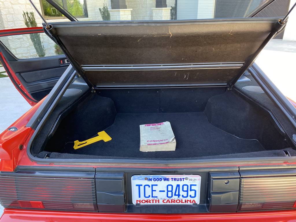 1987 Chrysler Conquest TSi Turbo 5spd manual for sale classifieds 8