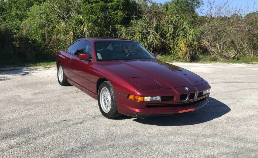 1991 bmw 850i 8 series 6spd manual calypso red for sale classifieds 1