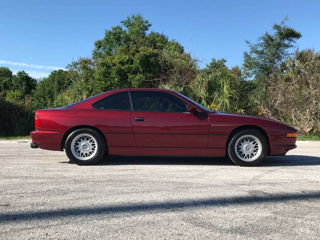 1991 bmw 850i 8 series 6spd manual calypso red for sale classifieds 5