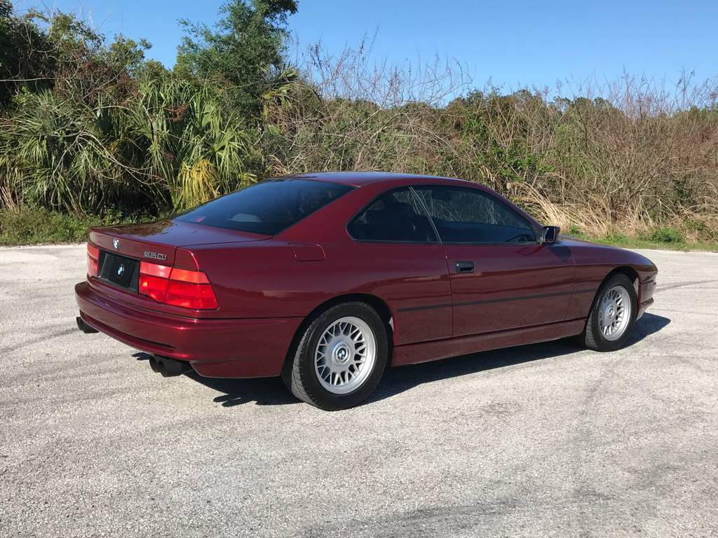 1991 bmw 850i 8 series 6spd manual calypso red for sale classifieds 4