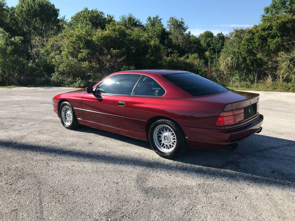1991 bmw 850i 8 series 6spd manual calypso red for sale classifieds 3