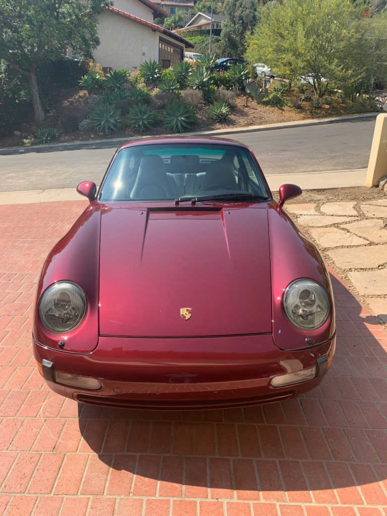 1996 porsche 911 993 carrera coupe arena red 6spd manual for sale classifieds 2