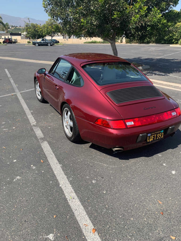 1996 porsche 911 993 carrera coupe arena red 6spd manual for sale classifieds 5