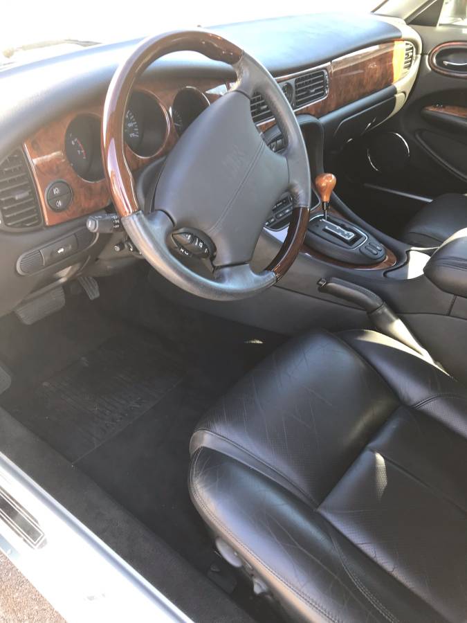 2002 jaguar xjr x308 zircon blue low mileage for sale classifieds black interior