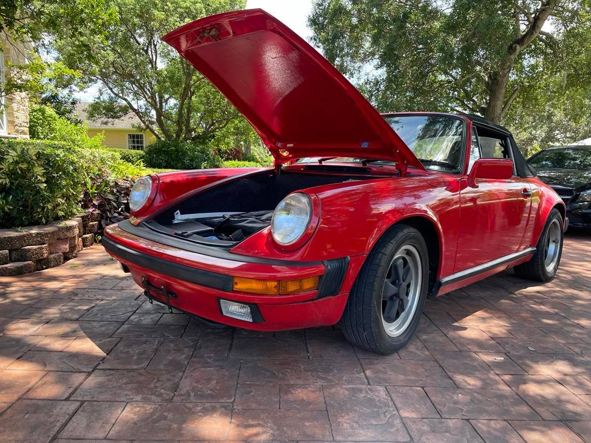 1988 porsche 911 carrera cabriolet guards red for sale classifieds 1