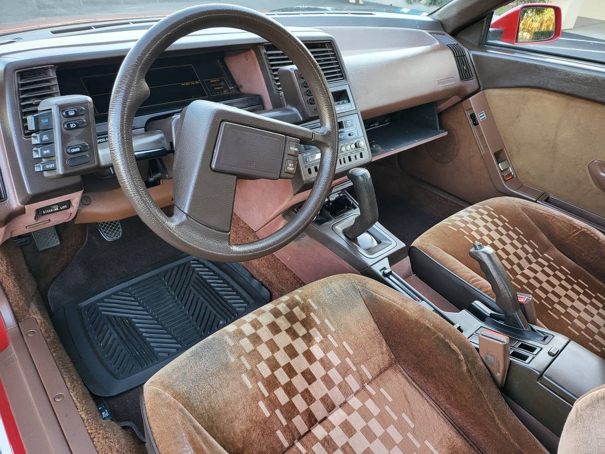 1986 subaru xt turbo coupe 5spd manual for sale classifieds interior 1