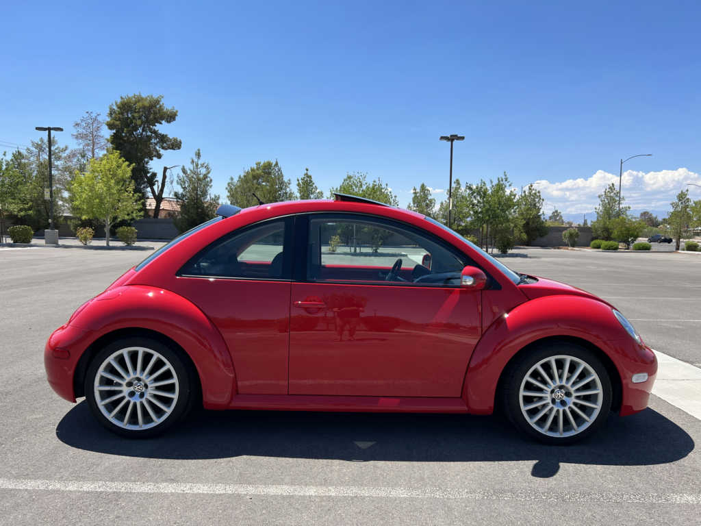 2003 vw new beetle turbo s coupe 6spd manual red low mileage for sale classifieds 2