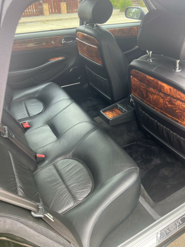 2002 jaguar super v8 vdp vanden plas supercharged xjr for sale classifieds black interior rear seats bench
