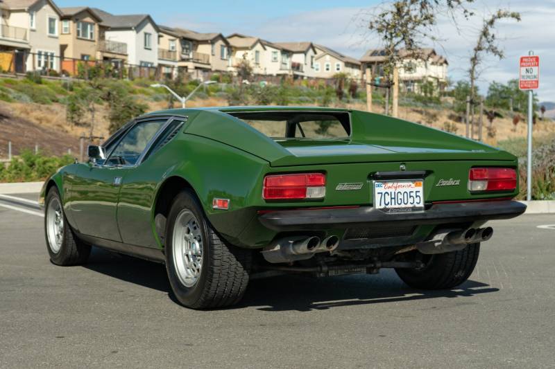 1973 detomaso pantera de tomaso green survivor unrestored original for sale classifieds rear 1