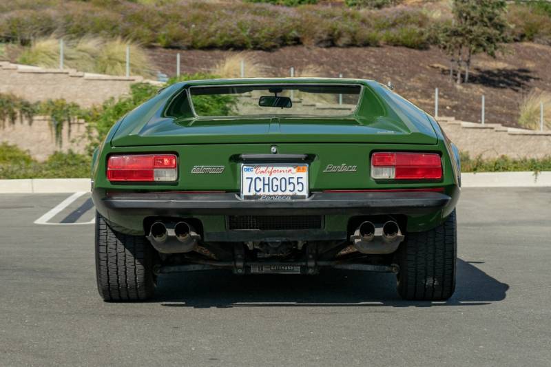 1973 detomaso pantera de tomaso green survivor unrestored original for sale classifieds rear 2