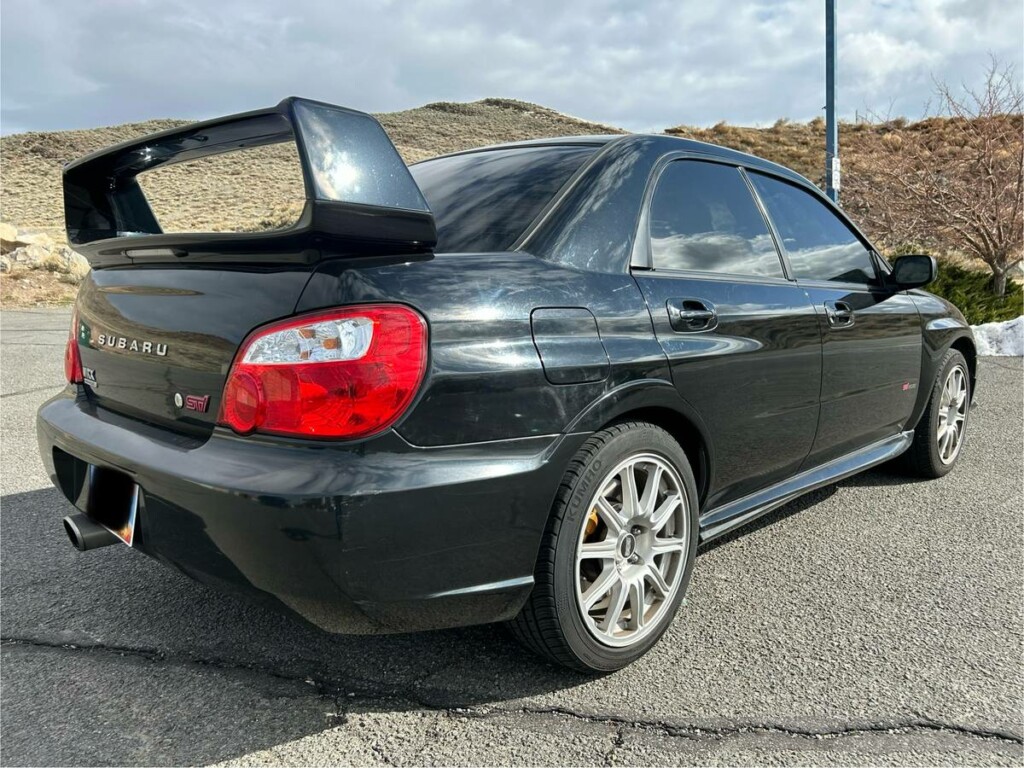 2005 subaru impreza wrx sti black low mileage stock unmodified for sale 3 